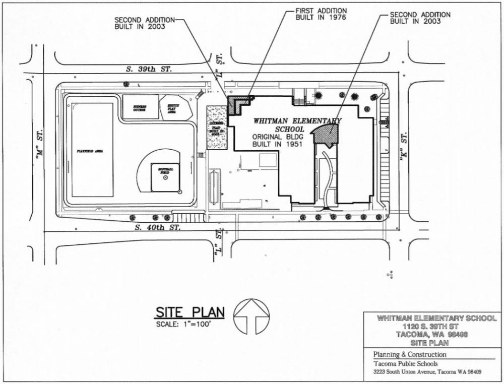 Whitman Elementary Site Plan